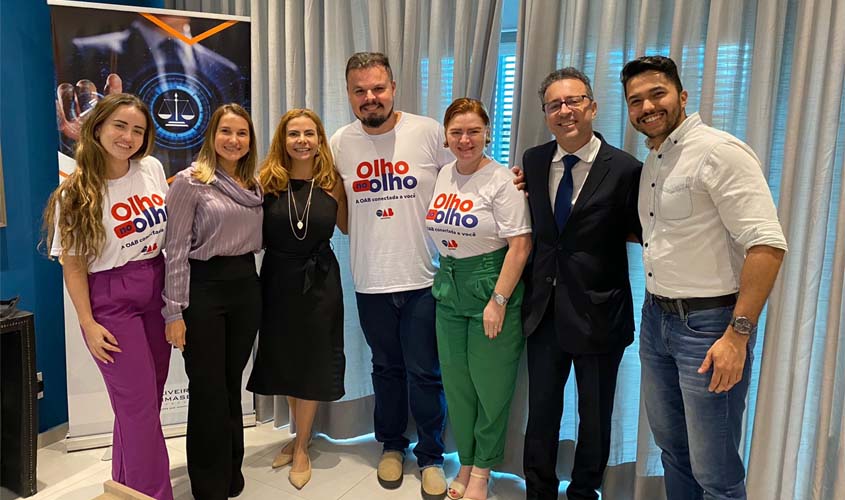 Diretoria inicia projeto 'OAB Olho no Olho', visita escritórios e entrega mais de 160 credenciais a novos advogados em todo o estado