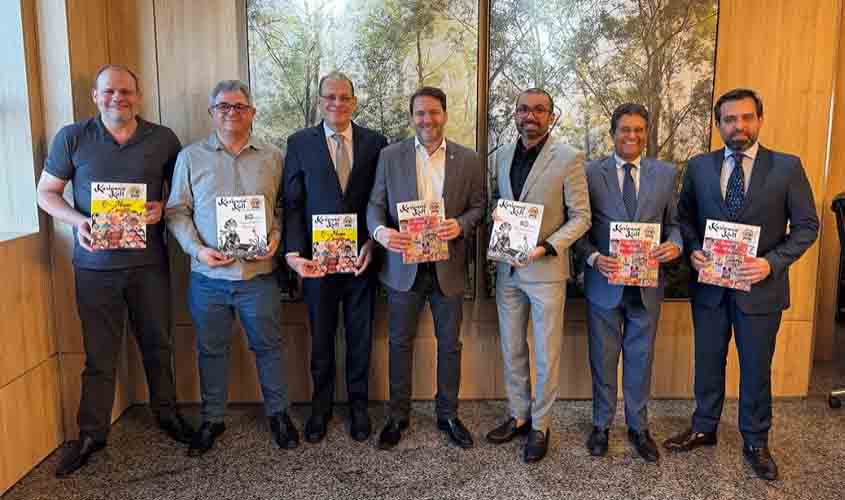 Presidente Alex Redano recebe membros da Academia Rondoniense de Letras para debater parcerias culturais