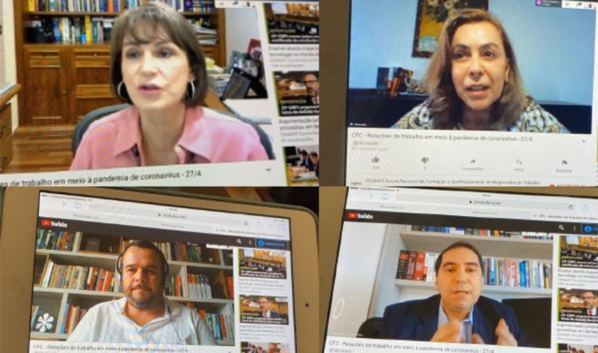 Presidente do TST ressalta medidas contra Covid-19 em curso sobre relações trabalhistas na pandemia