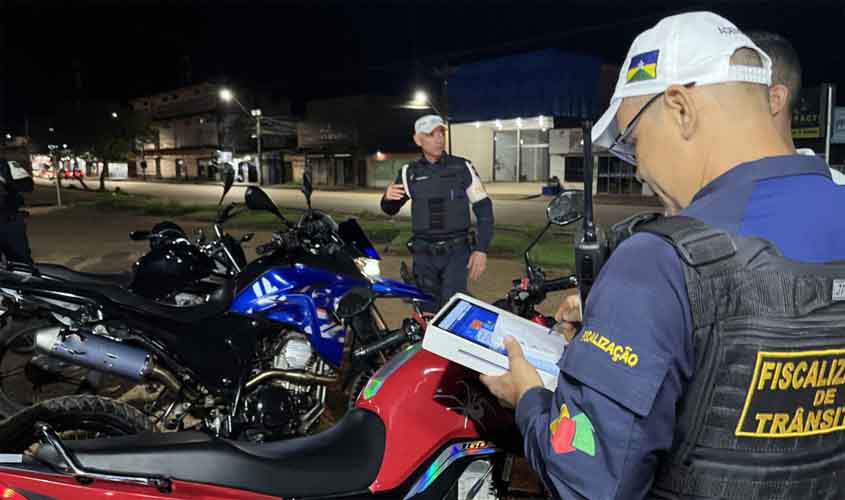 Operações de fiscalização reforçam segurança no trânsito em Rondônia durante o final de semana
