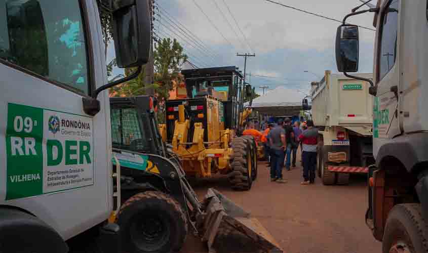 Ações dos projetos “Tchau Poeira” e “Governo na Cidade” chegam ao município