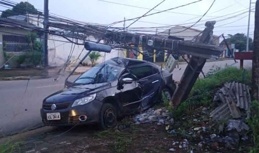Acidentes envolvendo postes de energia elétrica aumentam 30%, em Rondônia