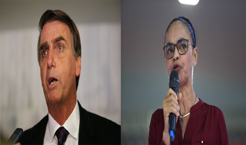 Bolsonaro e Marina Silva lideram intenções de voto em cenário sem Lula, informa CNI-Ibope