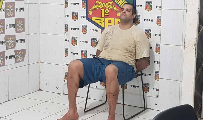 Homem mata o pai com várias facadas, atenta contra a vida da mãe coloca fogo no mercado