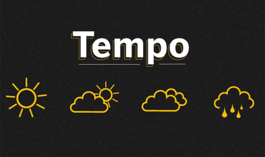 Norte do país tem tempo parcialmente nublado com chuva, neste domingo