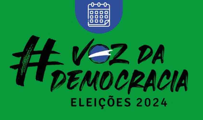 Eleições 2024: confira as principais datas do pleito de outubro