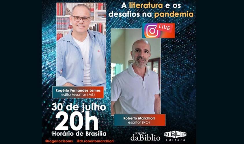 Professor da UNIR fará lançamento de livro através de LIVE no Instagram