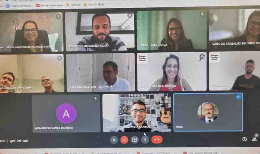 Corregedora do TRT14 conclui 45% do calendário de correição na Vara do Trabalho de Ouro Preto do Oeste