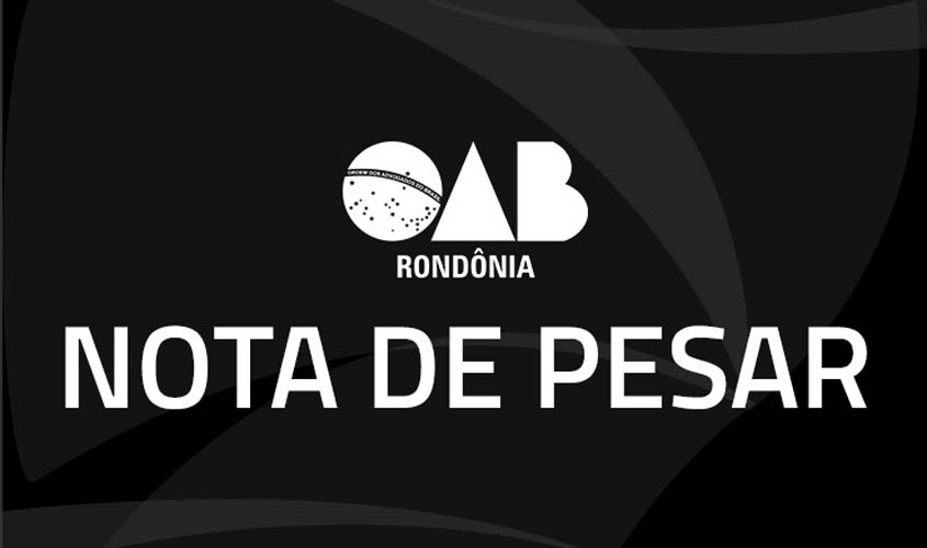 Nota de Pesar – Deodato Felipe Meira