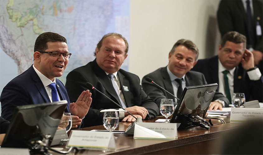 Governadores da Amazônia Legal reúnem-se com presidente da República para debater ações de combate às queimadas