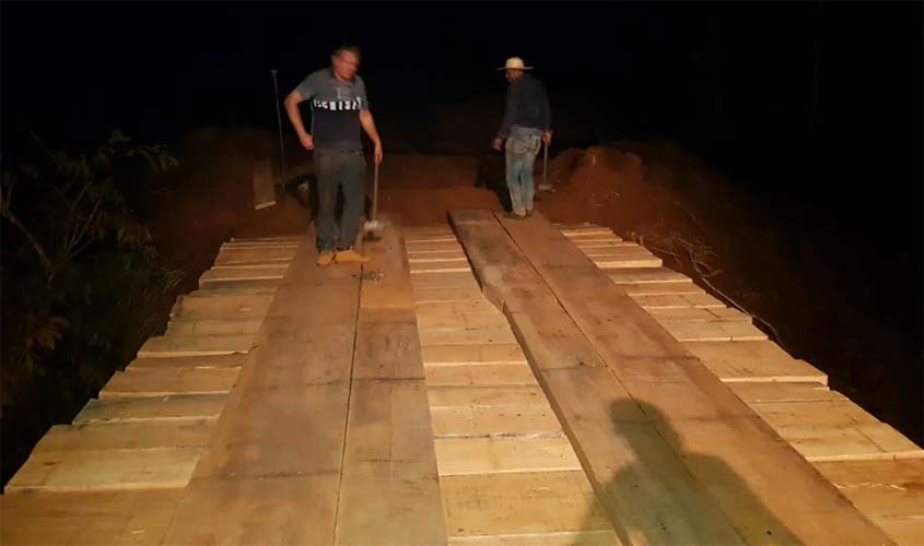 DER atende pedido de deputado Anderson e ponte sobre Rio Segredo é recuperada em Alta Floresta