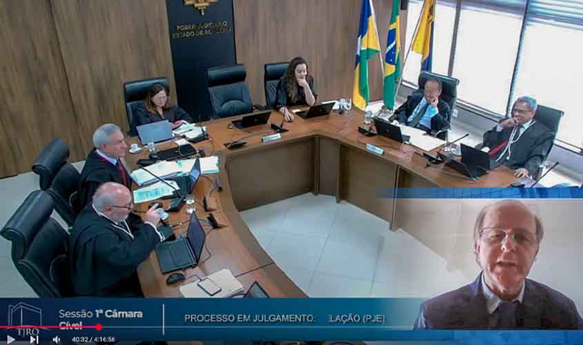 1ª Câmara Cível do TJRO realiza primeira sessão com nova composição