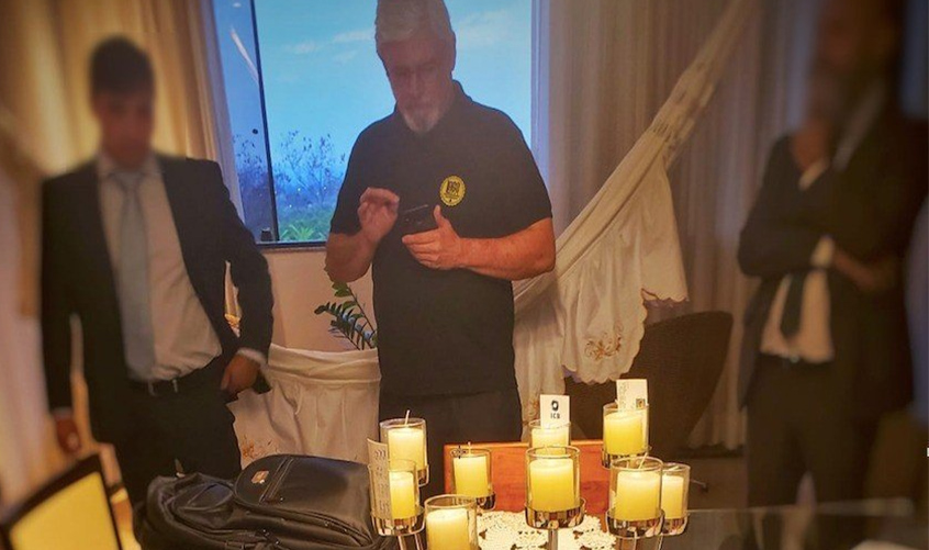 PF divulga fotos das apreensões na casa de Janot