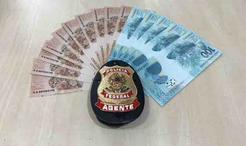 PF prende em flagrante homem, após receber pelos Correios cédulas falsas compradas através da internet