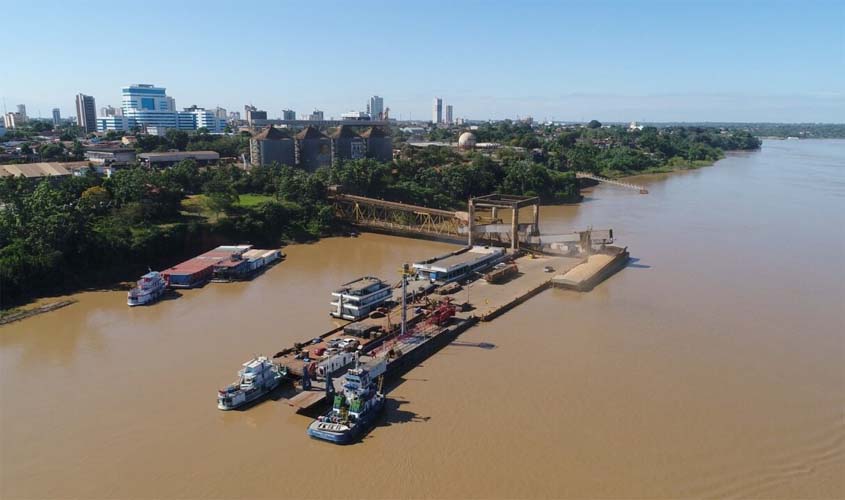 Porto da Capital monitora regularmente o nível do rio Madeira e reforça ações de segurança