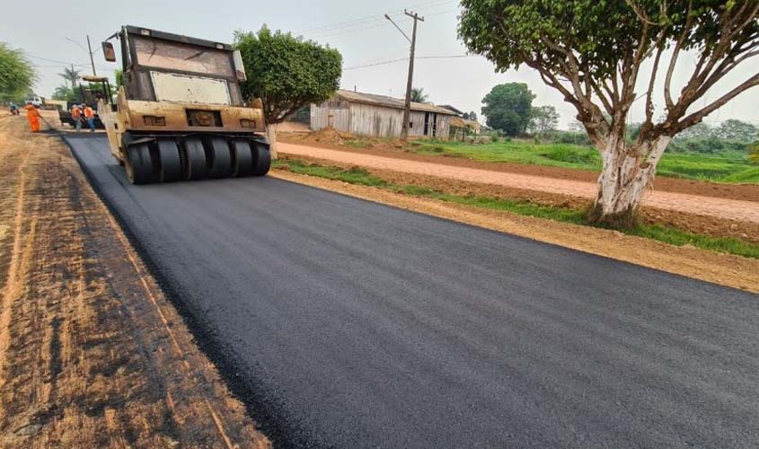 DER conclui recuperação de 24 quilômetros da RO-459, garantindo o acesso  à BR-364