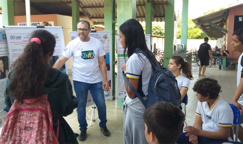 Projetos da UNIR atendem estudantes de escolas públicas