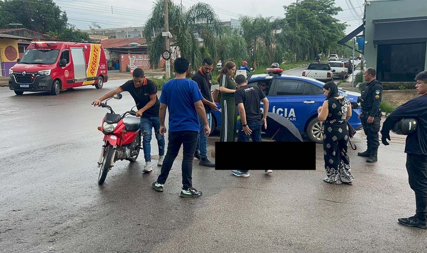 Casal fica ferido após colisão em Porto Velho