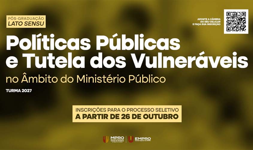 Empro abre inscrições para pós em políticas públicas 2027