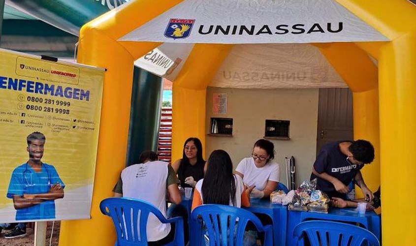 UNINASSAU participa do Programa Saúde do Homem e Mulher Rural