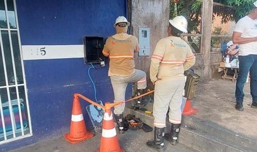 Ação conjunta flagra furto de energia