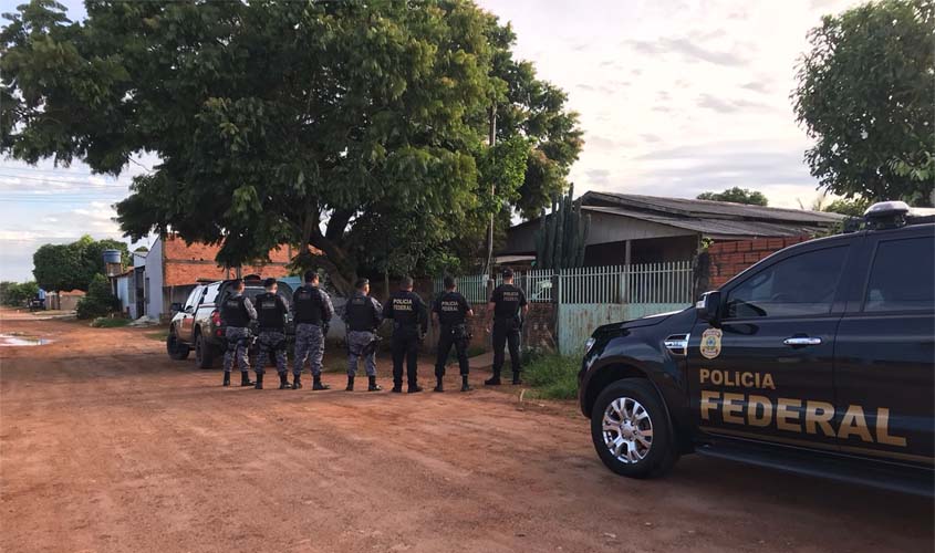 Polícia Civil, Polícia Militar e Polícia Federal age contra organização criminosa e cumpre 7 mandados