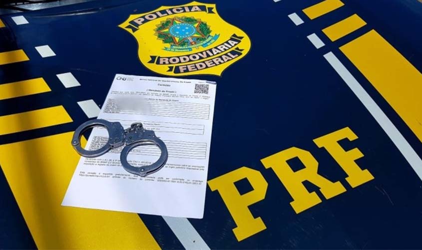 Foragido por homicídio cometido no Rio Grande do Norte é preso pela PRF em Rondônia