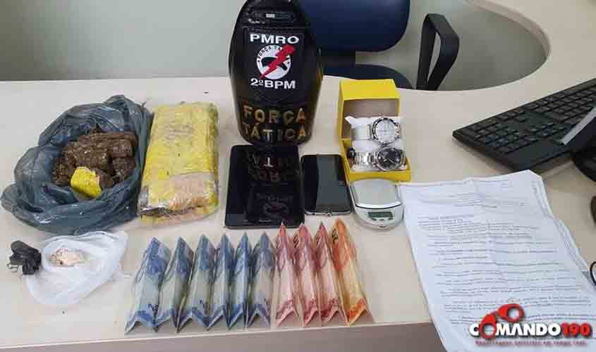 PM prende apenado de Condicional da comarca de Porto Velho que pretendia abrir boca de fumo 