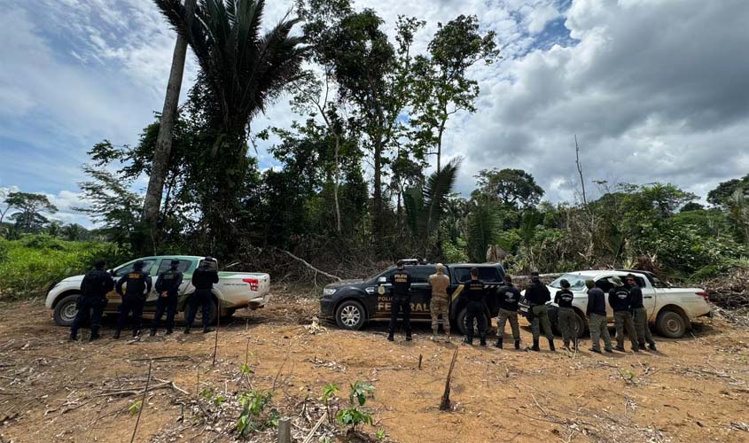 PF RO realiza ação de combate a crimes ambientais em reserva extrativista