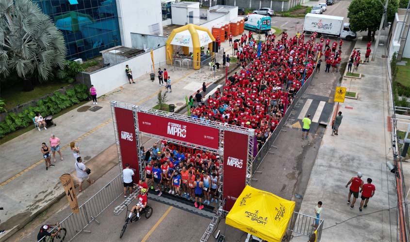 4ª Corrida do MPRO reúne cerca de 600 atletas em Porto Velho