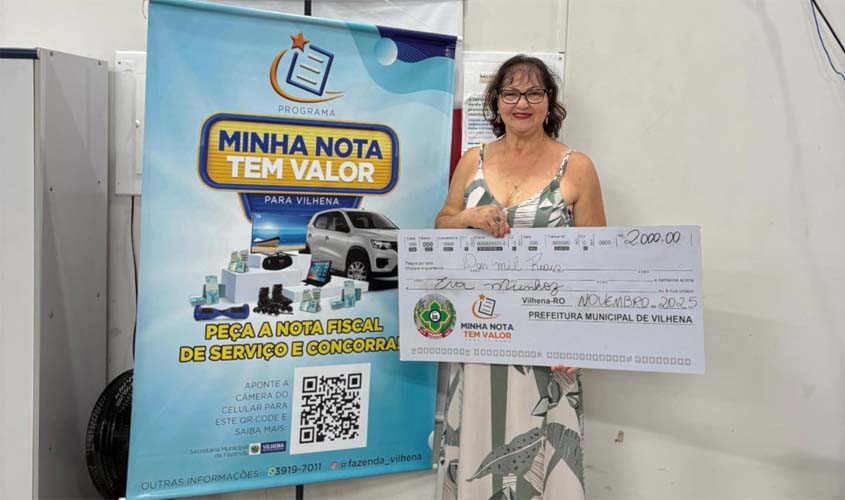 Programa 'Minha Nota Tem Valor' sorteia prêmios em 2026