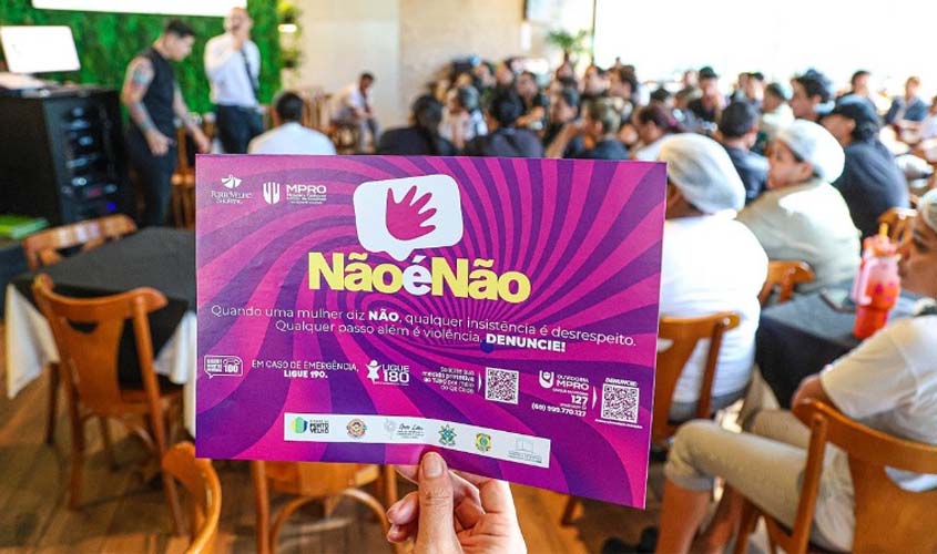 MPRO promove campanha contra violência à mulher em Porto Velho
