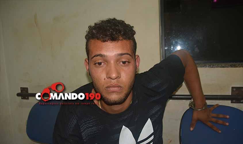 PM recupera duas motocicletas roubadas e prende suspeito com mais de 1 quilo de drogas