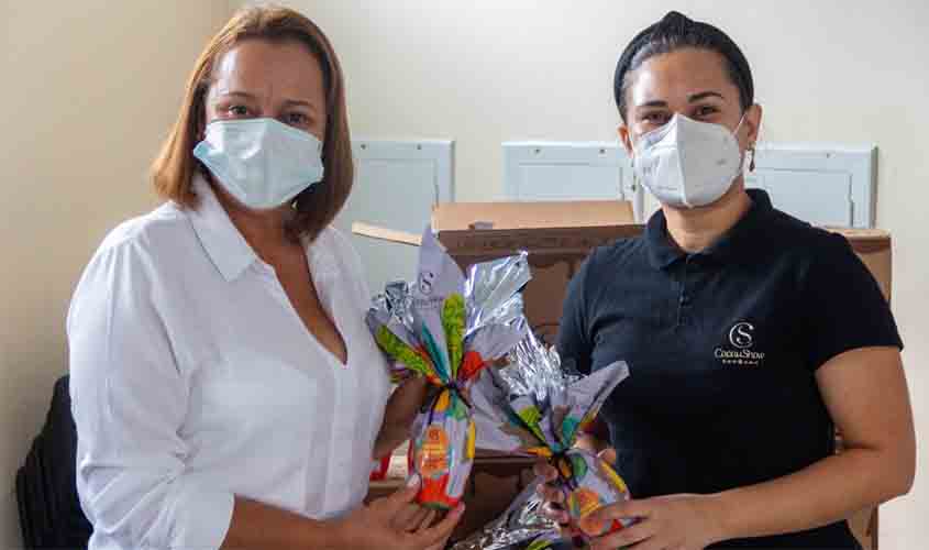Parceria entre Semas e Cacau Show vai distribuir Ovos de Páscoa às crianças carentes