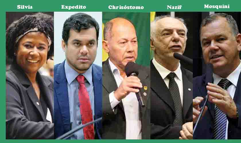 SÃO CINCO DEPUTADOS FEDERAIS QUERENDO OUTRO MANDATO: VEJA COMO ESTÁ A SITUAÇÃO DE CADA UM NA LUTA PELA REELEIÇÃO