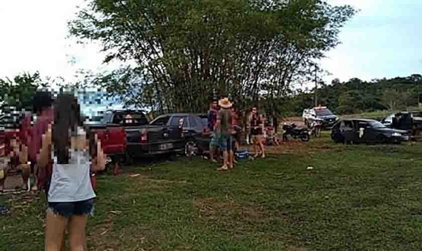 Vilhena: PM realiza operação de combate à poluição sonora em área rural