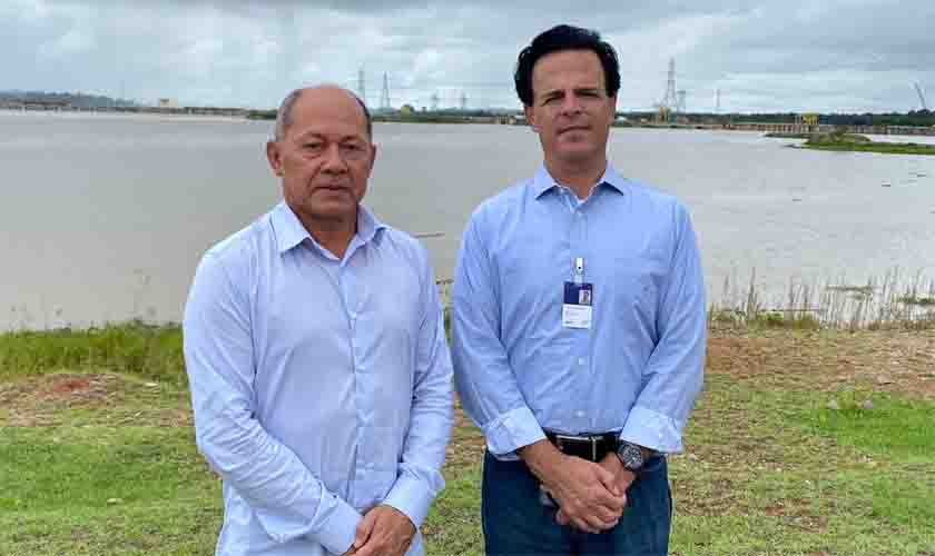 Deputado de Rondônia visita Hidrelétrica Santo Antônio