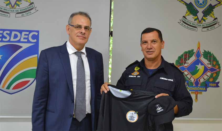 Ameron entrega kit de videomonitoramento para a Polícia Militar de Rondônia