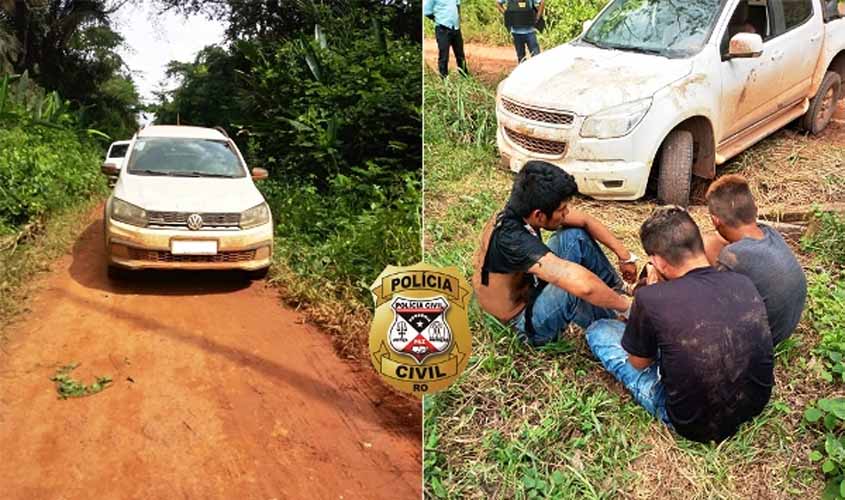 Polícia Civil recupera veículos roubados e fecha porto clandestino em Guajará-Mirim