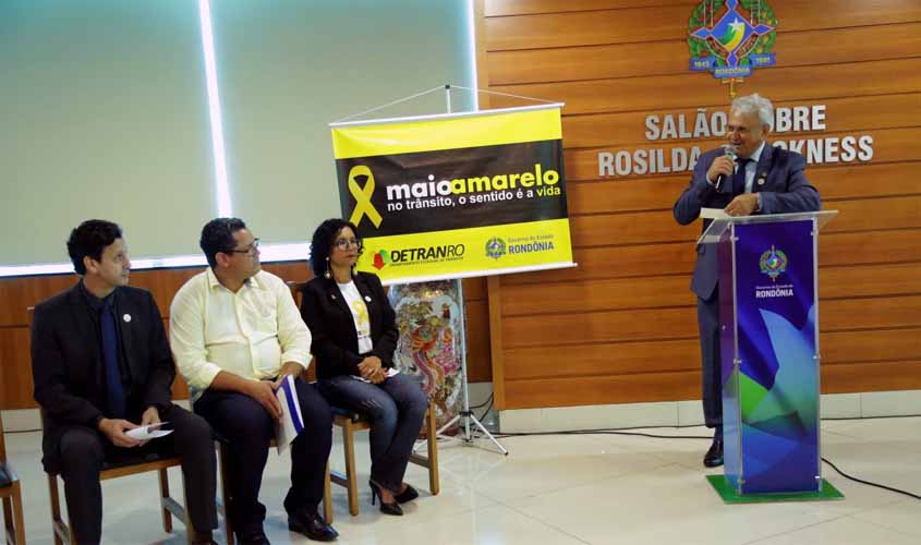 Campanha Maio Amarelo é lançada em Rondônia em mobilização conjunta pela redução de acidentes e mortes no trânsito