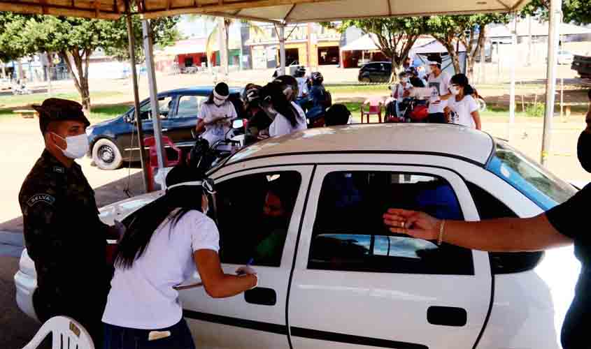 Governo de Rondônia realiza o 5º drive-thru em Porto Velho, nesta sexta-feira, 30