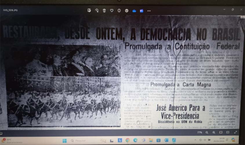 O DIA NA HISTÓRIA 28 DE ABRIL!