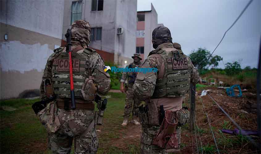 Polícia Civil deflagra megaoperação com mais de 300 policiais contra facções em Rondônia e outros estados