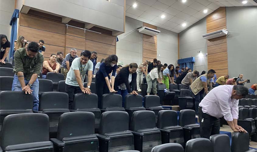 Servidores recebem treinamento em segurança e primeiros socorros
