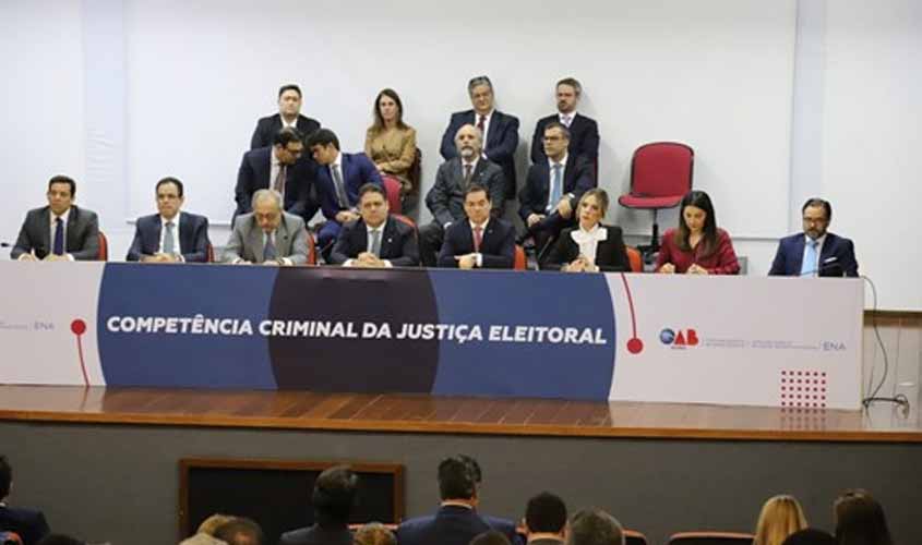 Evento na OAB debate a competência criminal da Justiça Eleitoral