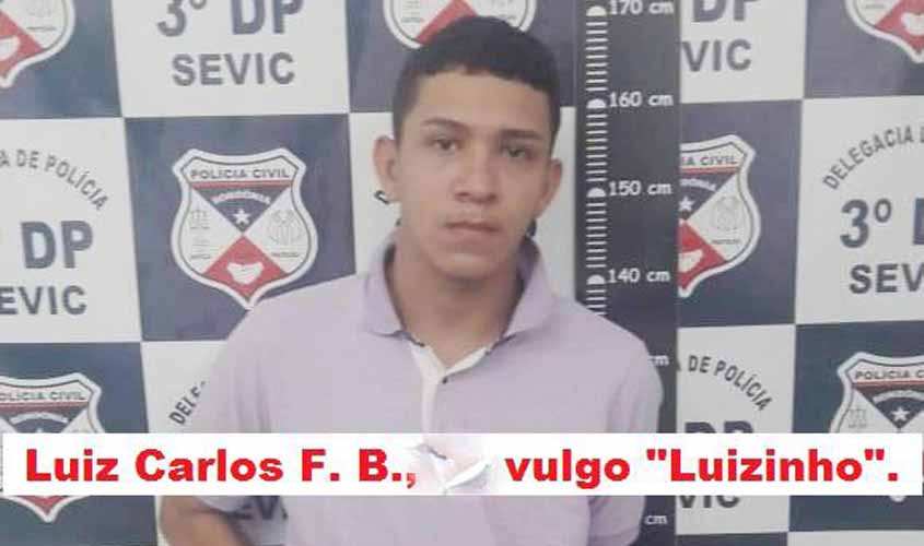 Polícia Civil prende acusado pela prática do crime de roubo na Capital