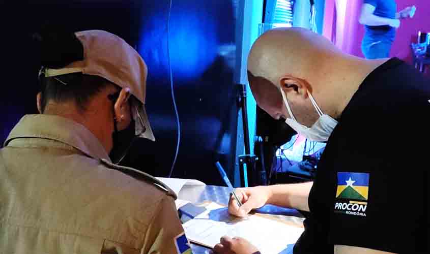 Na 16ª noite da “Operação Prevenção”, bares e conveniências são autuados por descumprimento ao decreto governamental
