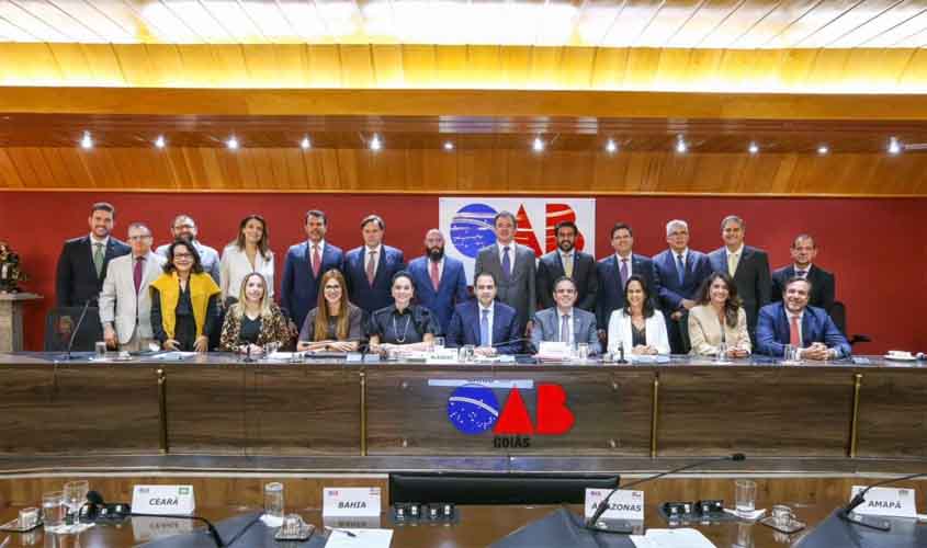 Representatividade e protagonismo: OAB Rondônia se destaca na Sessão do Conselho Pleno em Goiânia