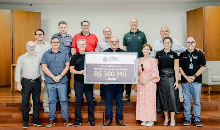 Obras da Igreja Nossa Senhora Aparecida avançam com apoio da Sicoob Credisul