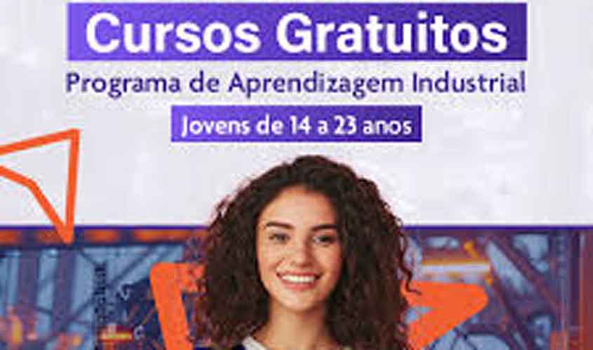 SENAI-RO oferece 2005 vagas gratuitas no Programa de Aprendizagem Industrial 2025.2